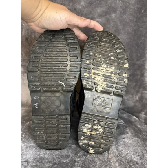 DR. DOC MARTENS Iron Bridge Black Industrial Steel Toe Safety Work Boots Mens 8 - Picture 10 of 14